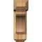 Ekena Millwork Legacy Craftsman Rough Sawn Bracket w/ Offset Brace, Western Red Cedar, 6"W x 18"D x 18"H BKT0604X18X18LEC04RWR - alternate 3